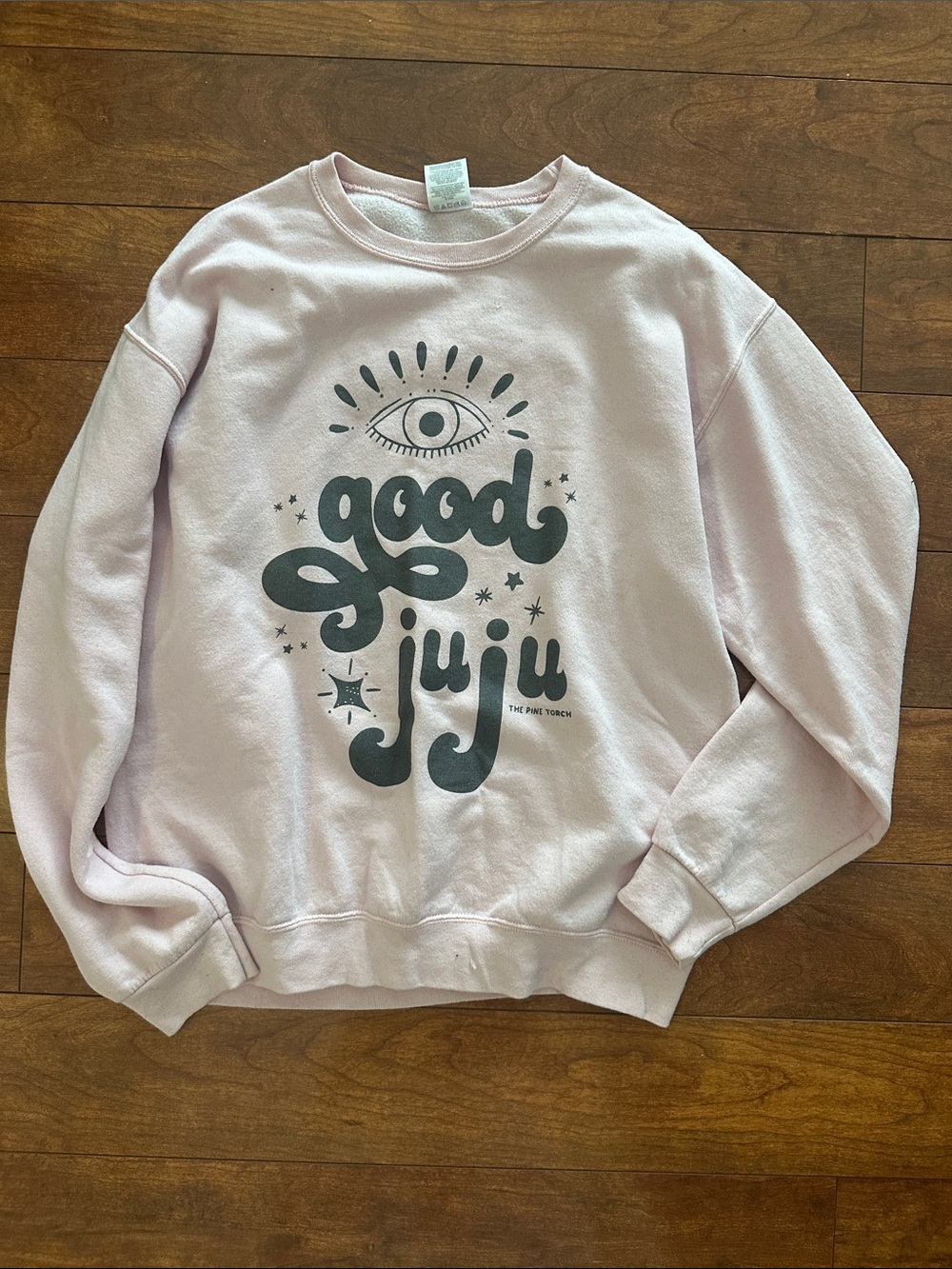 Cozy upbeat positive vibes sweatshirt